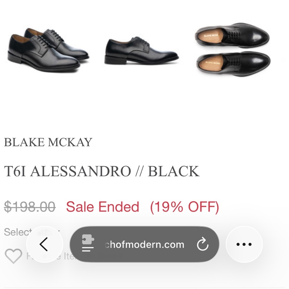 Blake McKay oxfords